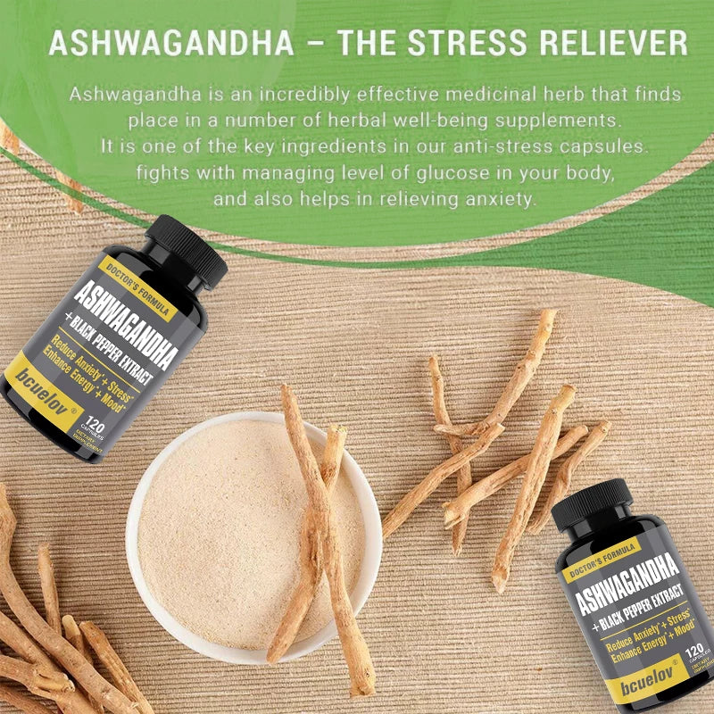 Ashwagandha + Black Pepper Extract