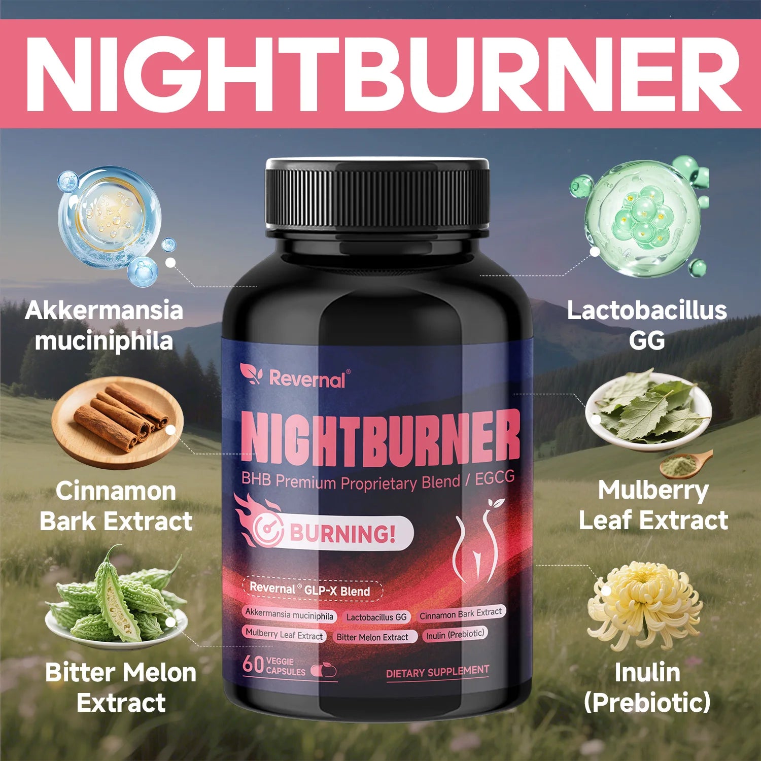 Night Time Burner Capsules