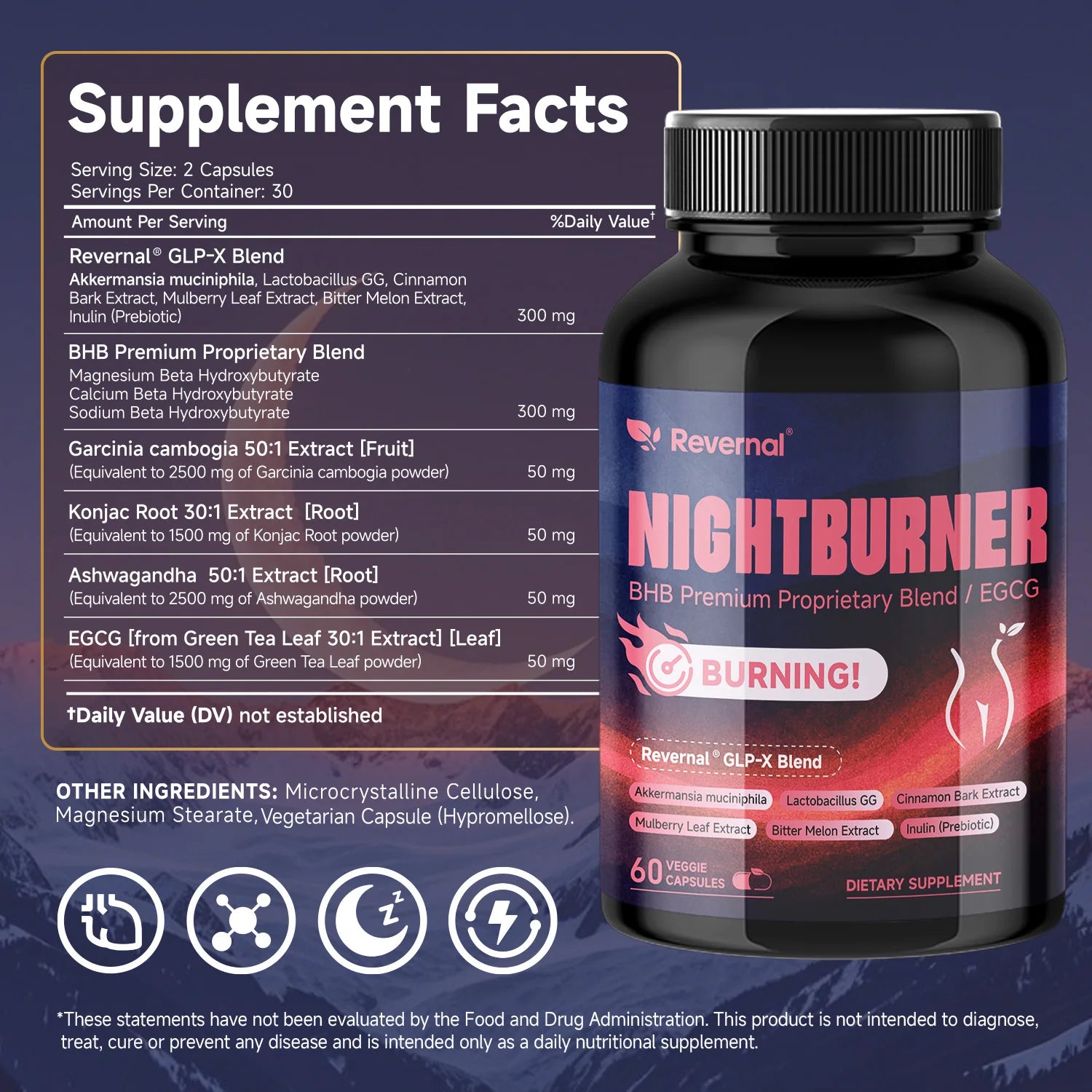 Night Time Burner Capsules