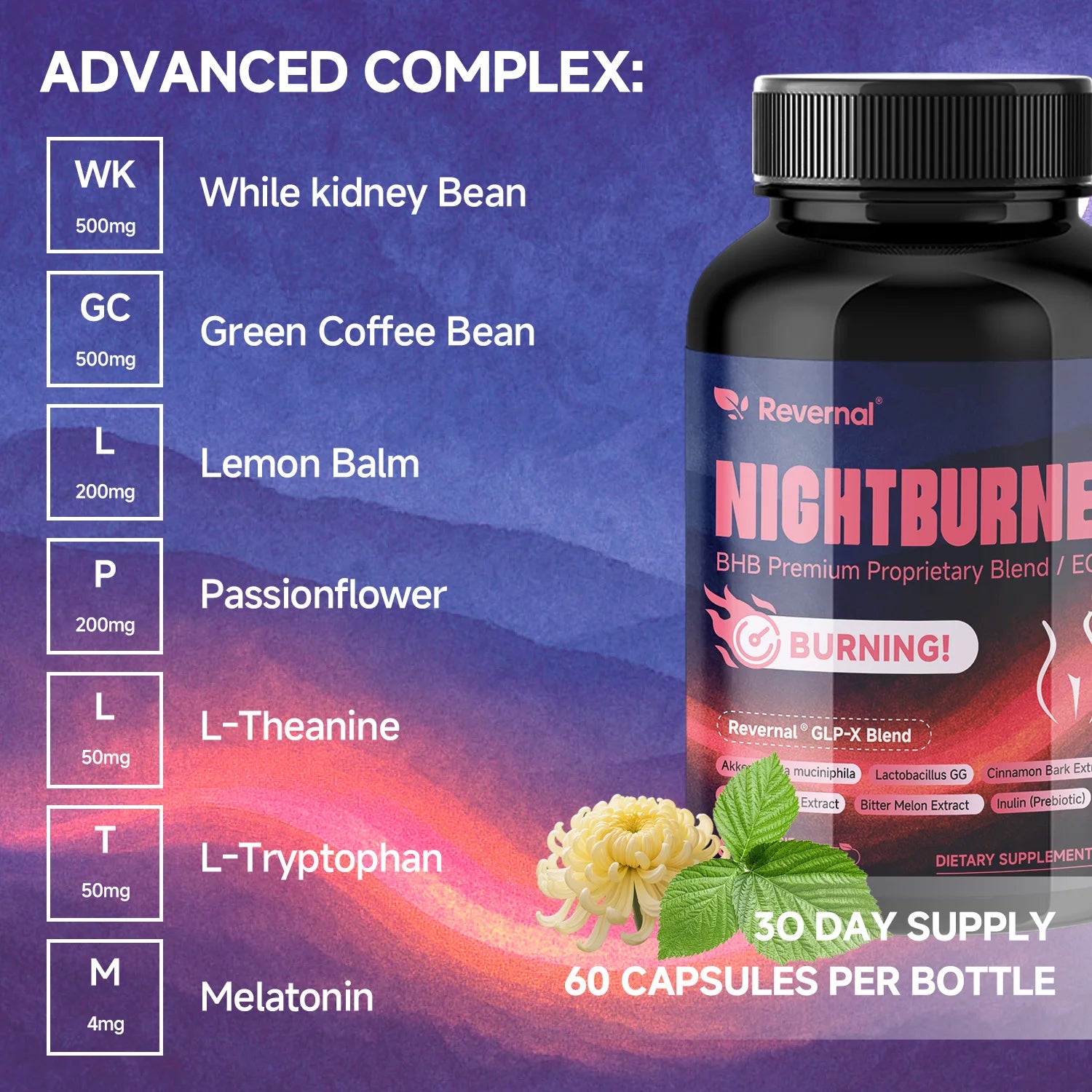 Night Time Burner Capsules