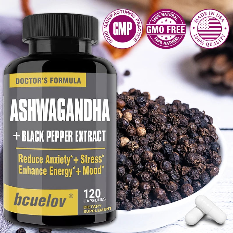 Ashwagandha + Black Pepper Extract