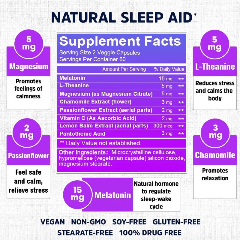 Extra Strength Melatonin - Sleep supplement