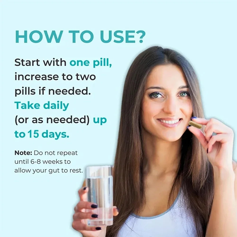 15-day Intestinal Cleansing and Detoxifying Capsules