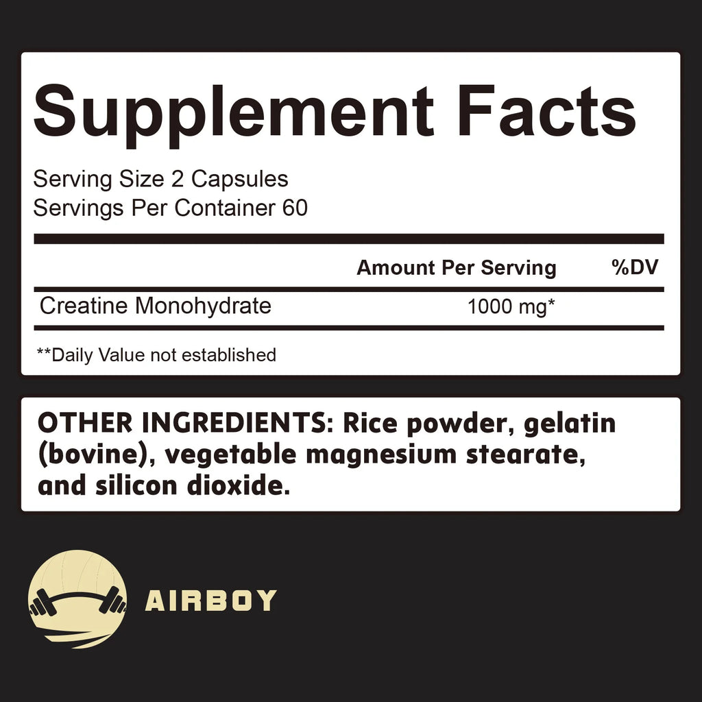 Micronized Creatine Capsules